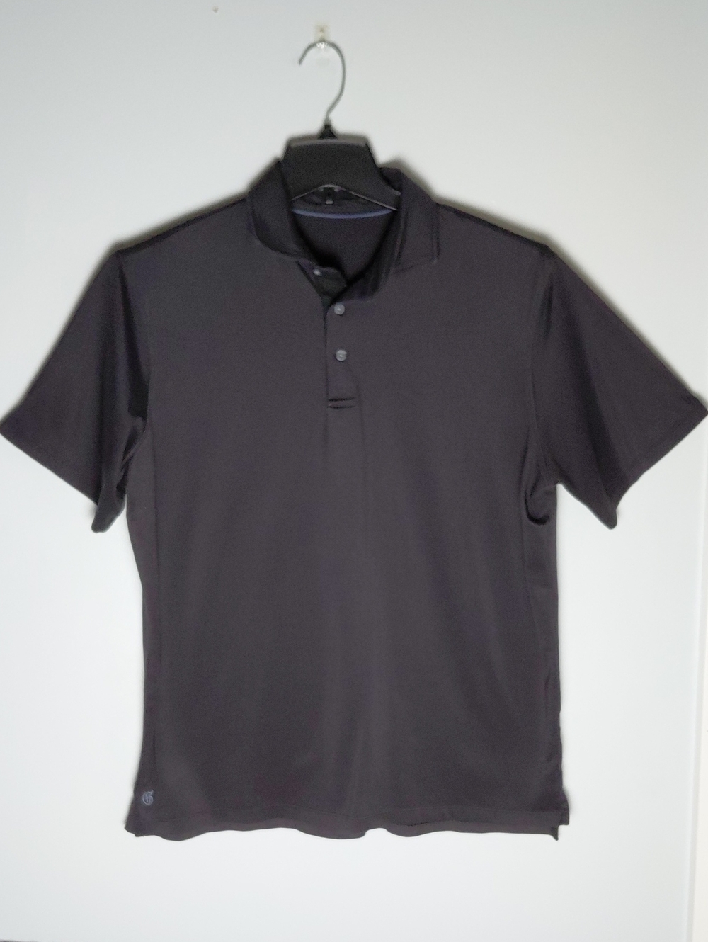 Greyson Black Short Sleeve Polo Shirt Performance Golf Utility Activewear Large